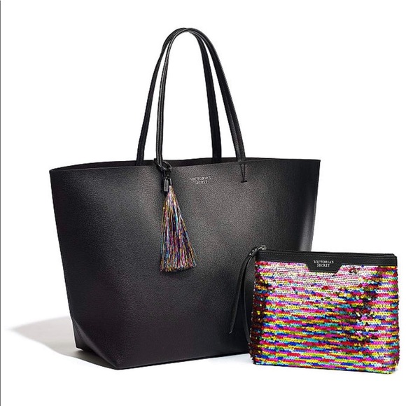 Victorias Secret Limited Edition Tote & Sequin Bag - Picture 3 of 5